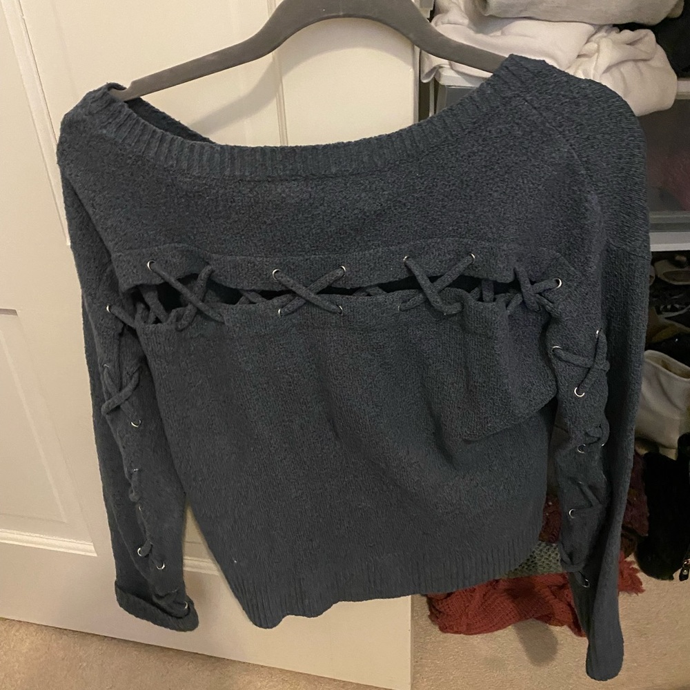 Blue comfy sweater